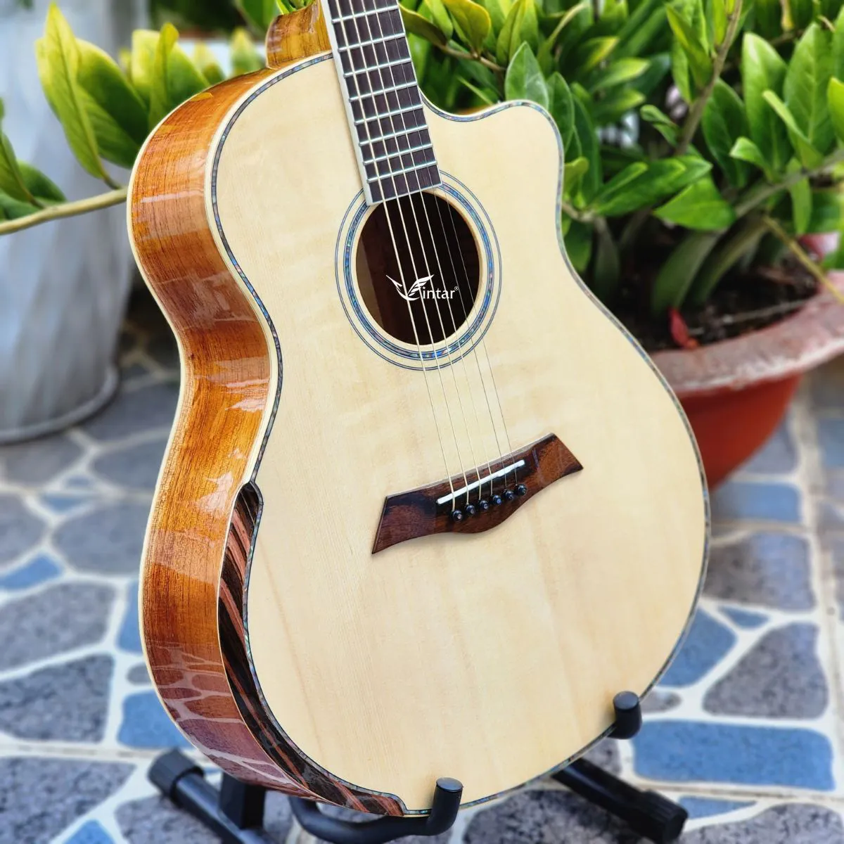A4V - ĐÀN GUITAR ACOUSTIC GỖ HỒNG ĐÀO CAO CẤP