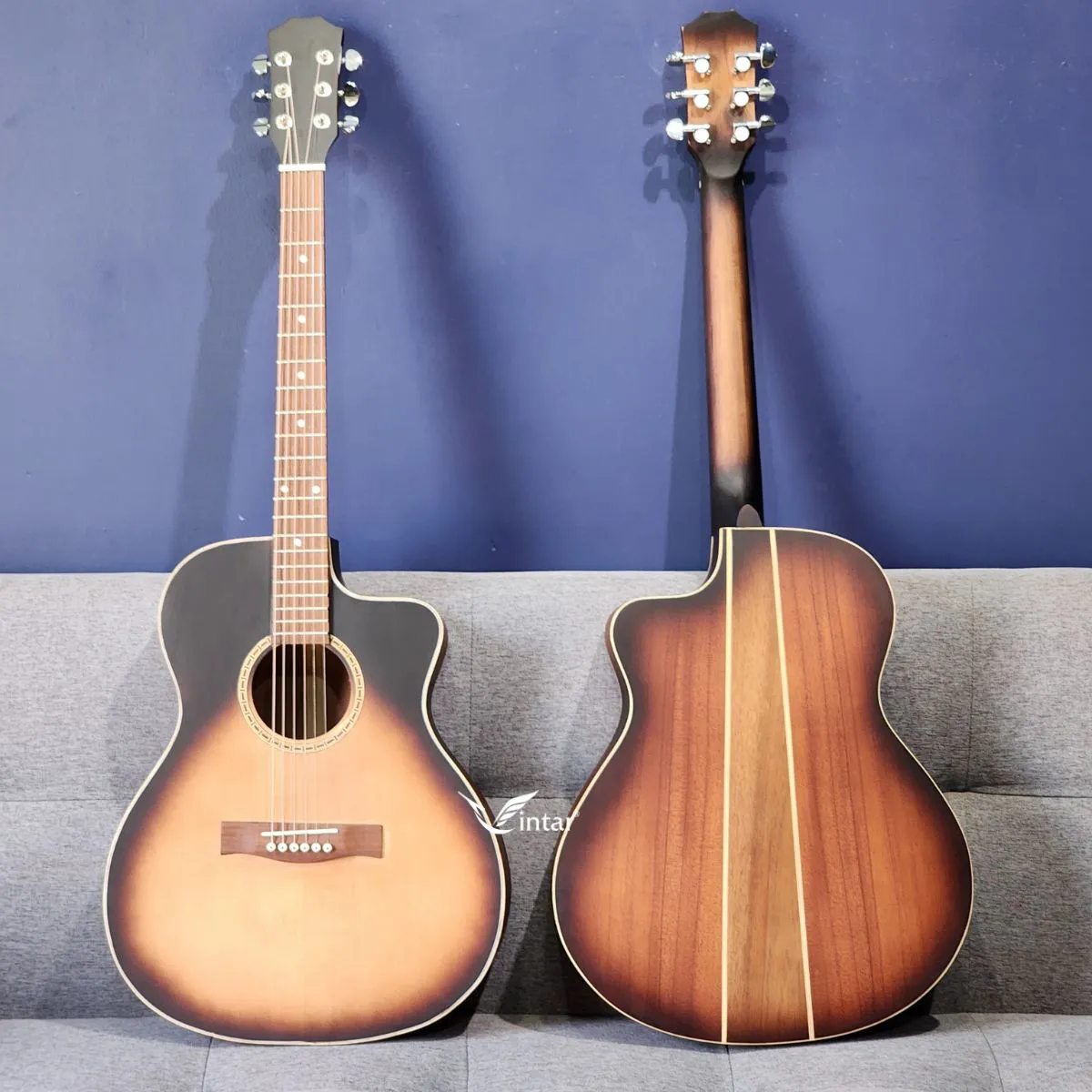 A2CL - ĐÀN GUITAR ACOUSTIC GỖ HỒNG ĐÀO NGUYÊN TẤM NHIỀU MÀU