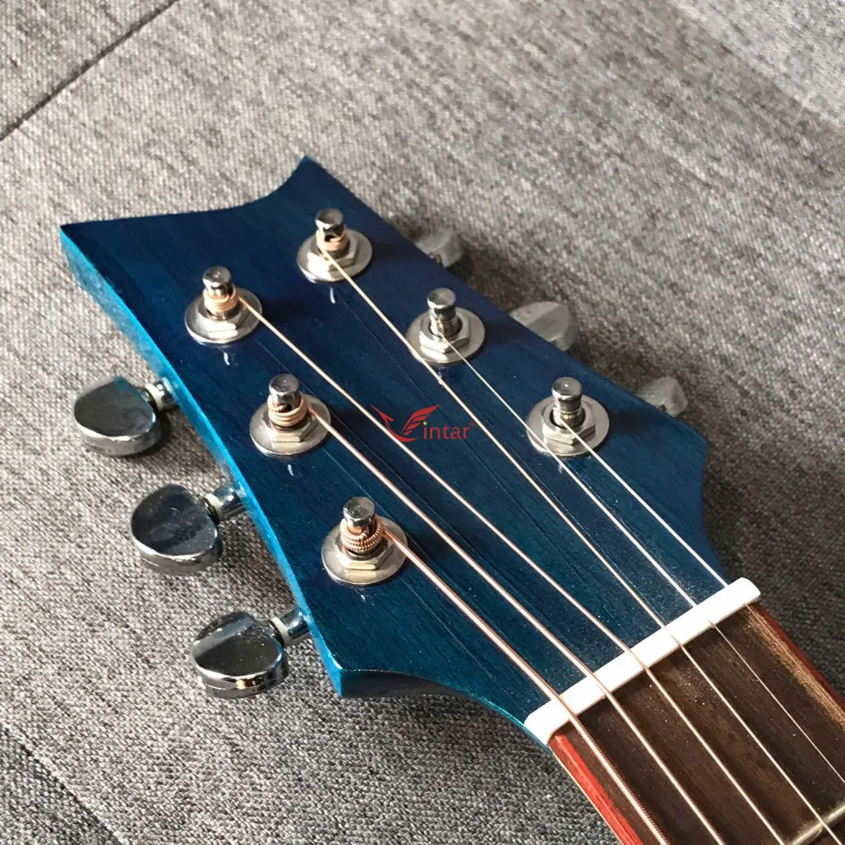 S5 GUITAR GỖ SỒI SỪNG MÀU XANH  ACOUSTIC