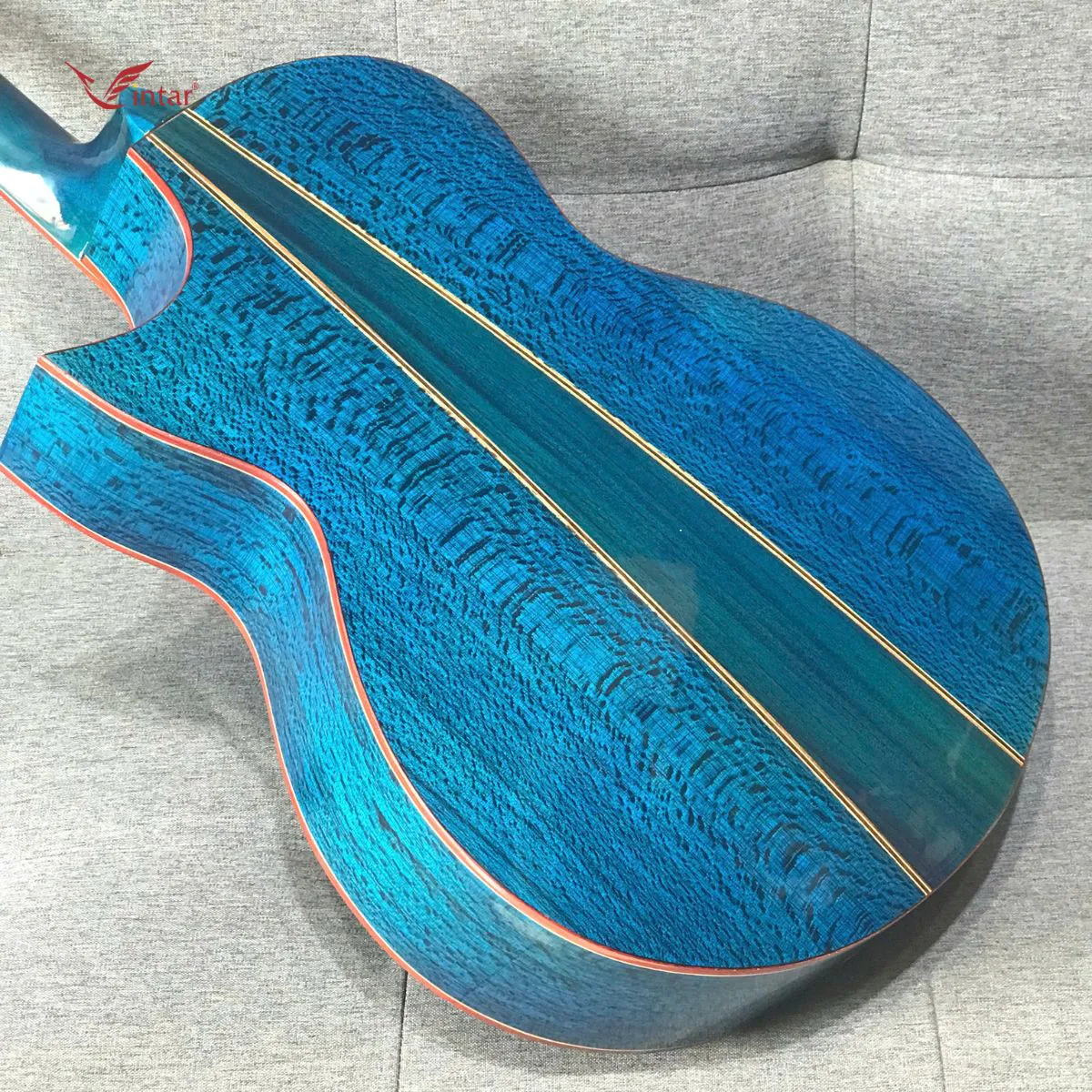 S5 GUITAR GỖ SỒI SỪNG MÀU XANH  ACOUSTIC