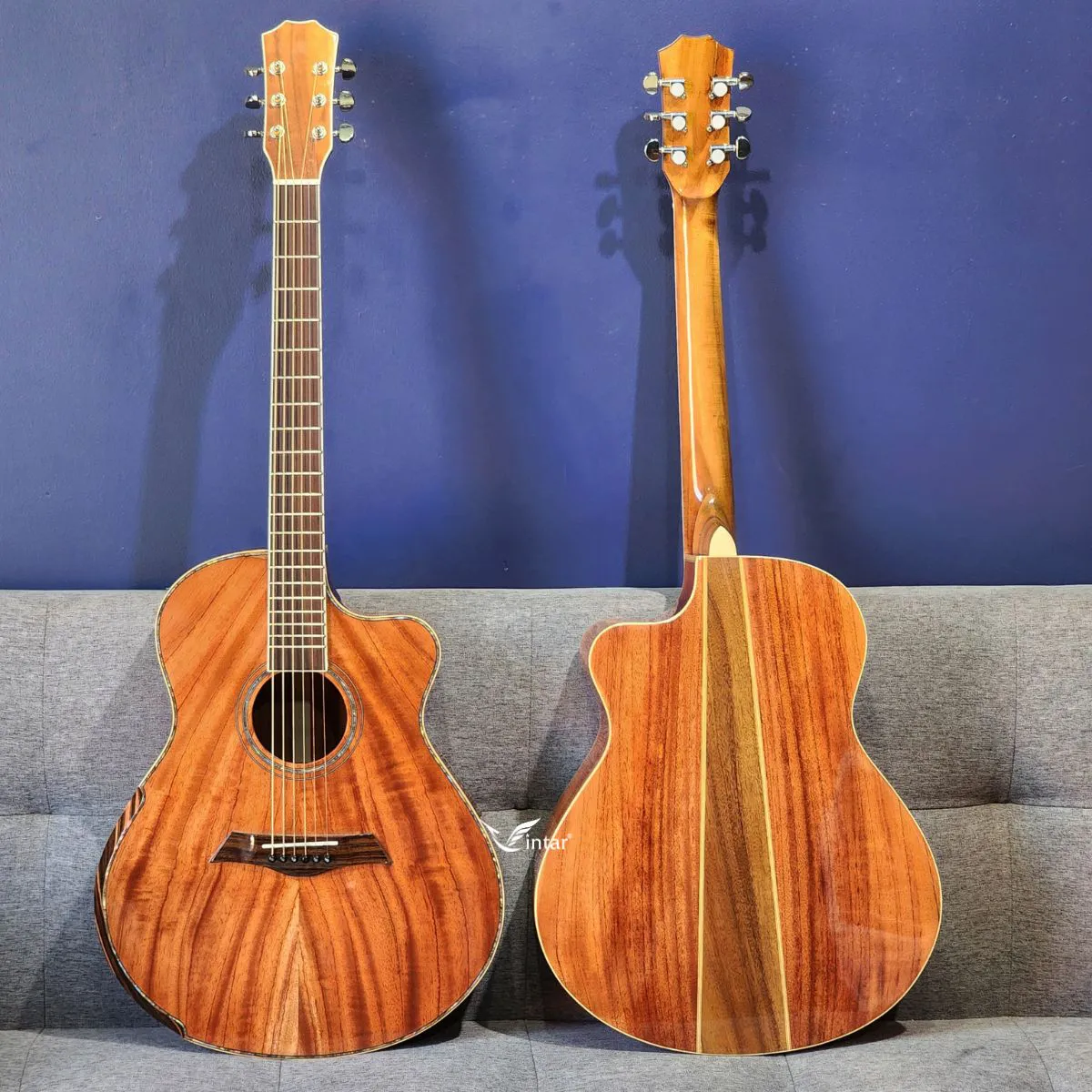FA4V - ĐÀN GUITAR ACOUSTIC FULL GỖ HỒNG ĐÀO KỸ CAO CẤP CÓ BAVEL