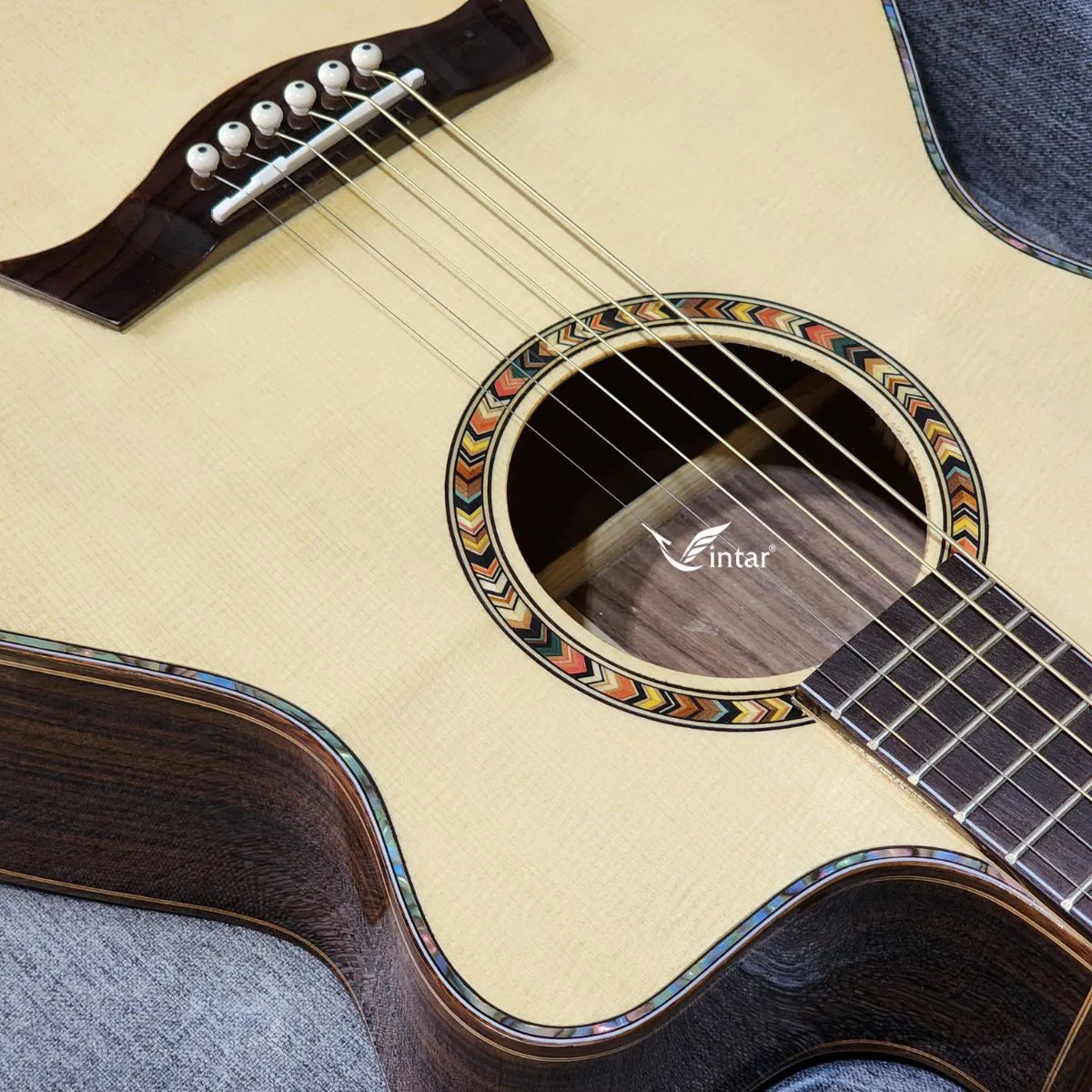 A7 - ĐÀN GUITAR ACOUSTIC GỖ CẨM ẤN CAO CẤP