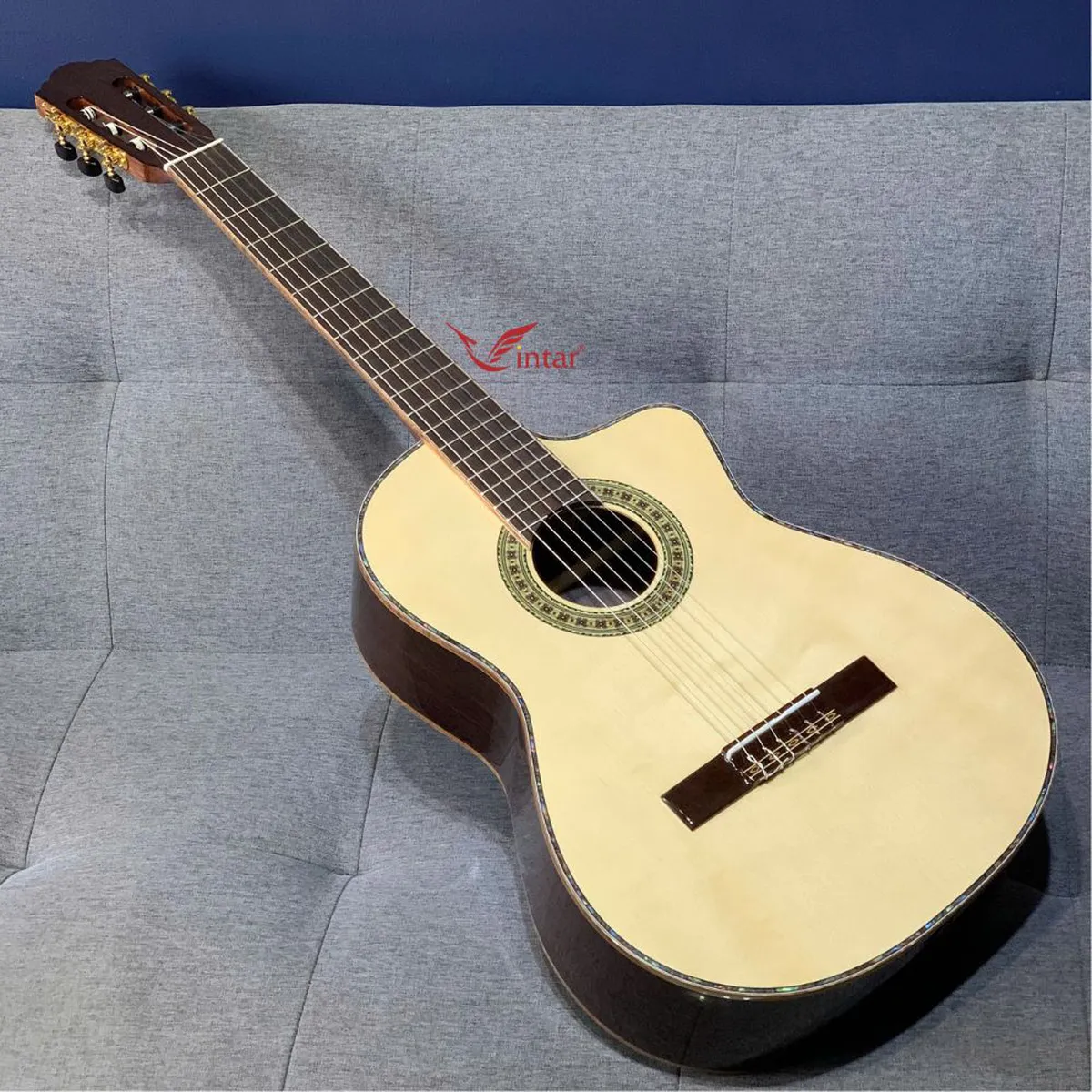 C7K NEW GUITAR CẨM ẤN CLASSIC FULL SOLID CAO CẤP