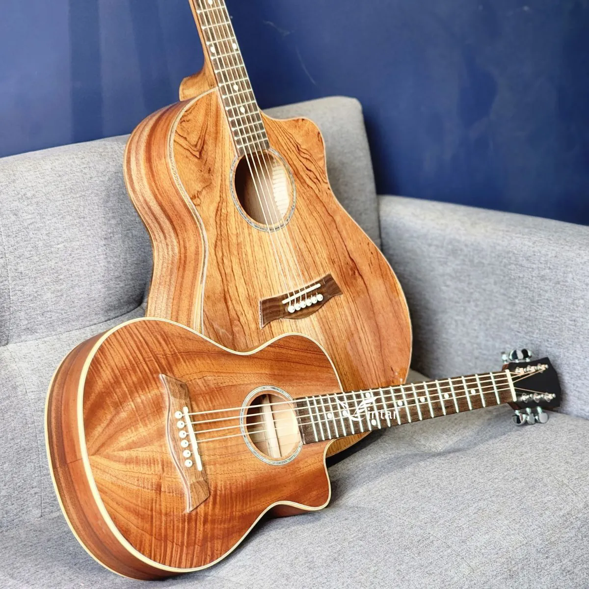 FM2 - ĐÀN GUITAR ACOUSTIC FULL GỖ HỒNG ĐÀO TRUNG MINI SIZE 1/2 