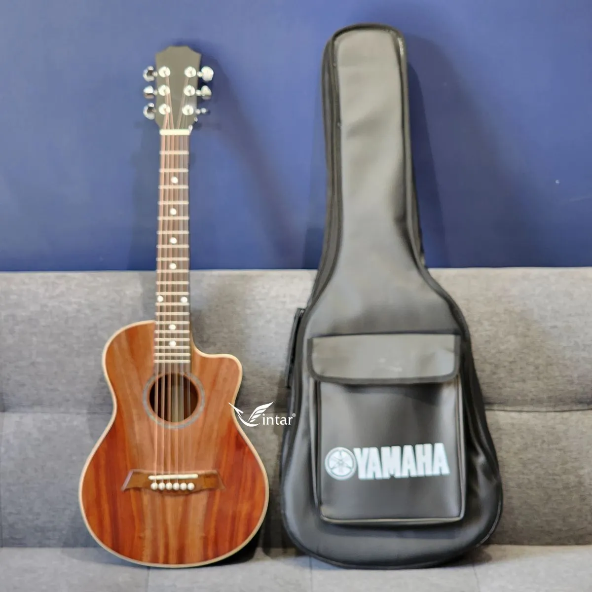 FM2 - ĐÀN GUITAR ACOUSTIC FULL GỖ HỒNG ĐÀO TRUNG MINI SIZE 1/2 