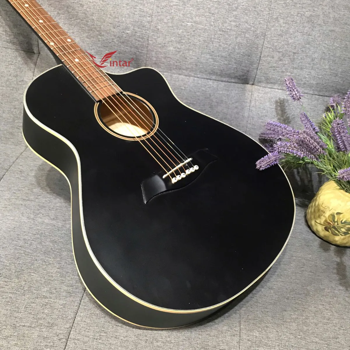 A1K BLACK -  ĐÀN GUITAR GIÁ RẺ TẬP CHƠI MÀU ĐEN
