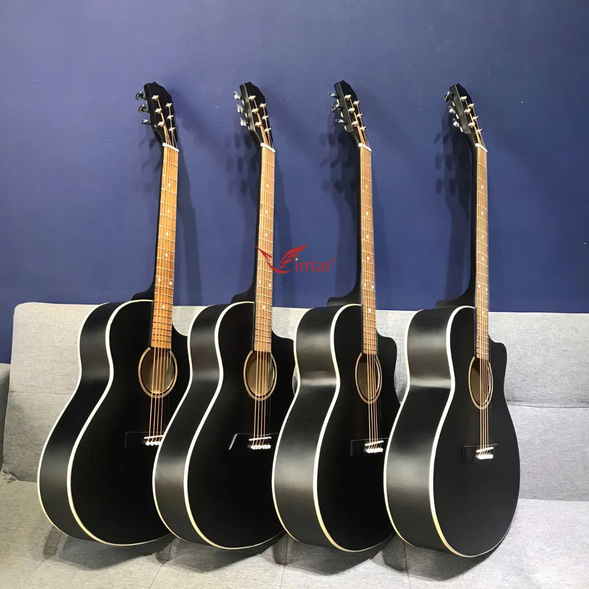 A1K BLACK -  ĐÀN GUITAR GIÁ RẺ TẬP CHƠI MÀU ĐEN