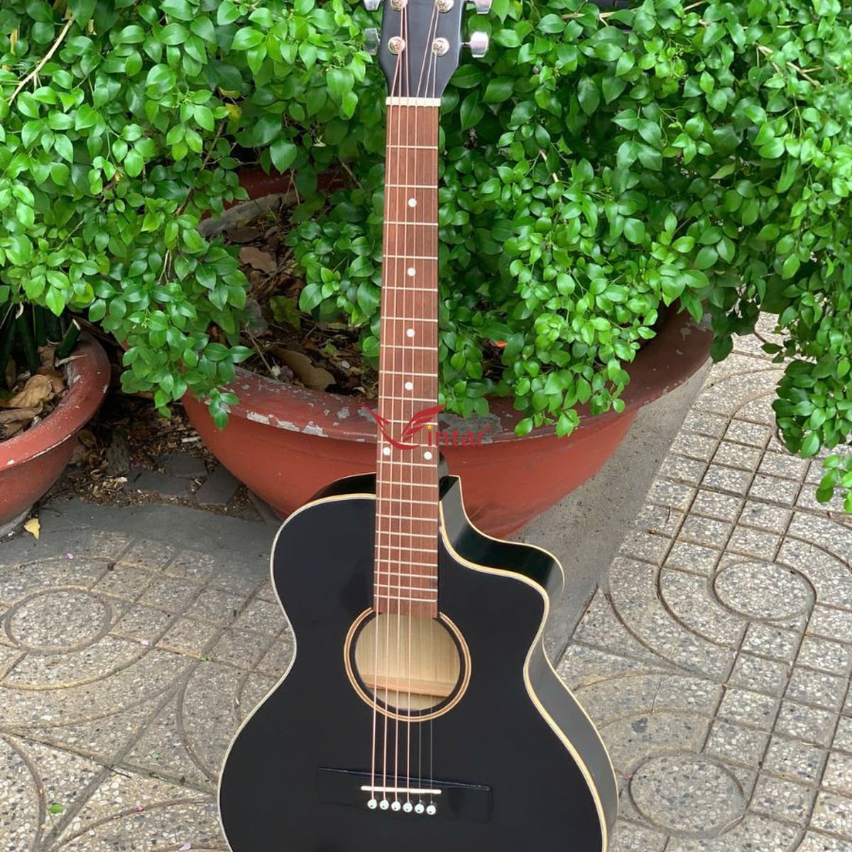 A1MIN-BK ĐÀN GUITAR MINI ACOUSTIC 3/4 MÀU ĐEN 
