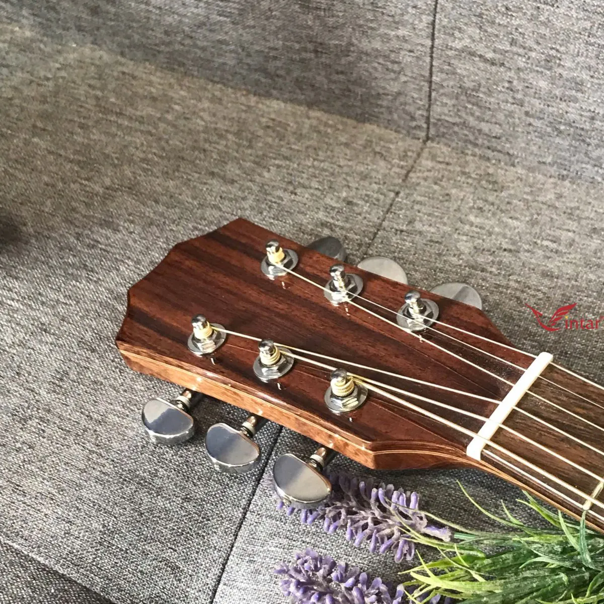 A7 - GUITAR GỖ CẨM ẤN ACOUSTIC CAO CẤP KHÓA BẠC 