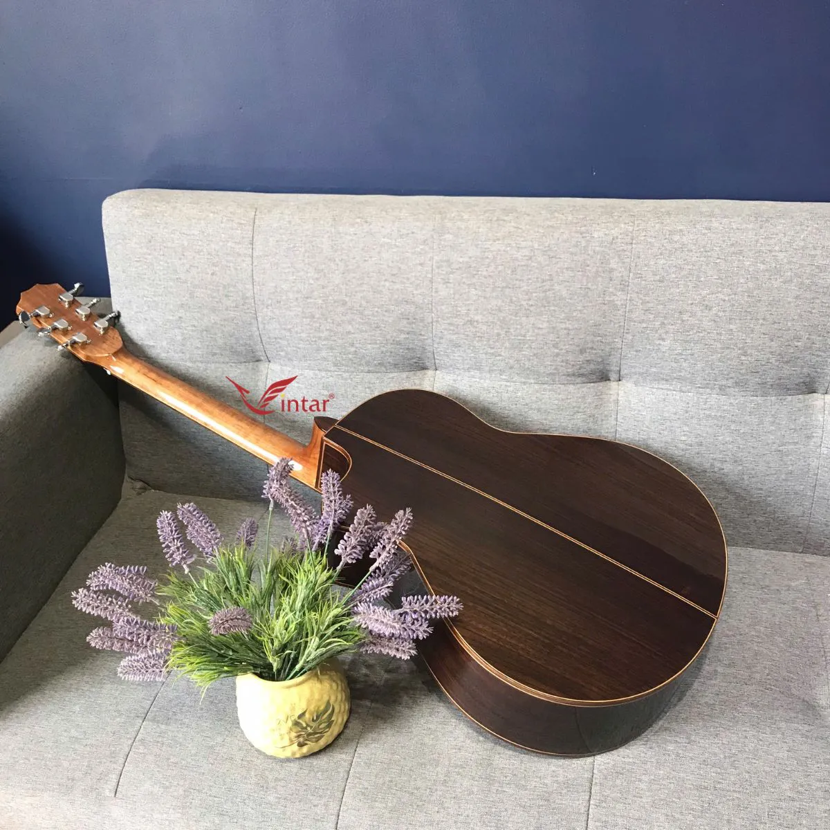 A7 - GUITAR GỖ CẨM ẤN ACOUSTIC CAO CẤP KHÓA BẠC 