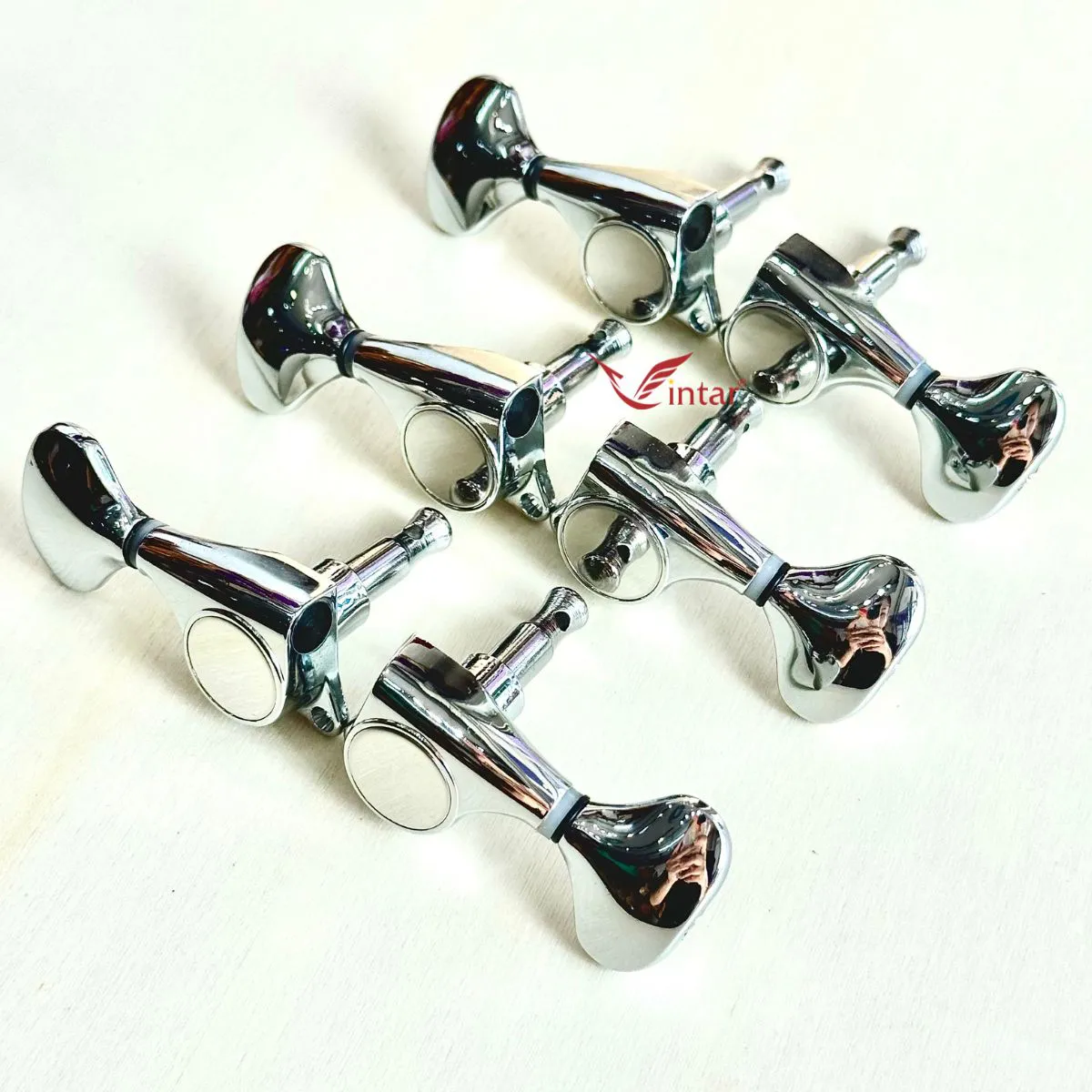 Khóa Guitar Acoustic Chính Hãng HF Đúc Cao Cấp Tay Vặn Trái Tim