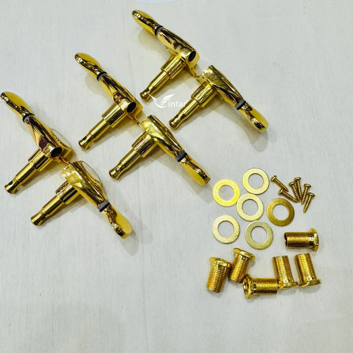 Khóa Đàn Guitar Acoustic HF Chính Hãng Mạ Vàng 