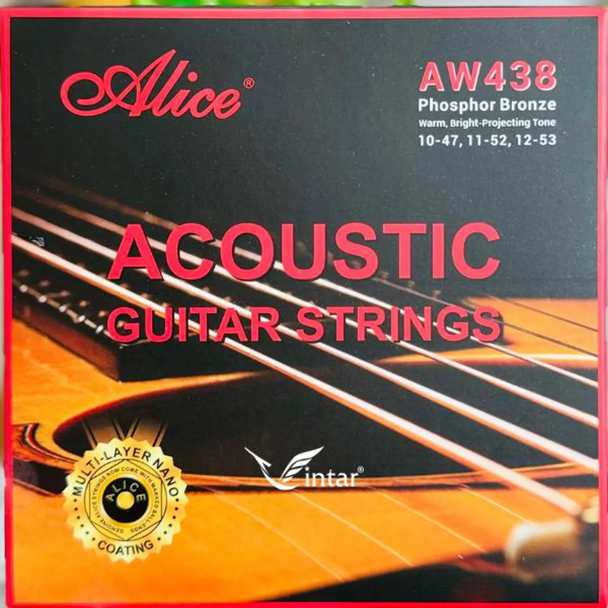Dây Đàn Guitar Acoustic Alice Chính Hãng AW438