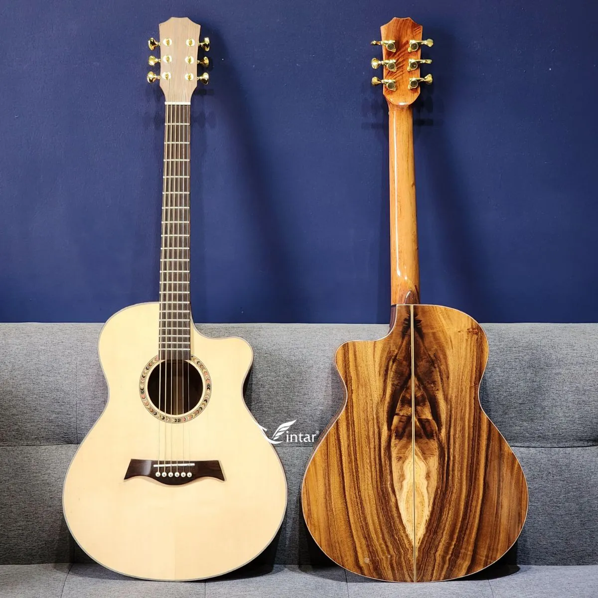 A5 - ĐÀN GUITAR ACOUSTIC GỖ ĐIỆP CAO CẤP MẶT THÔNG