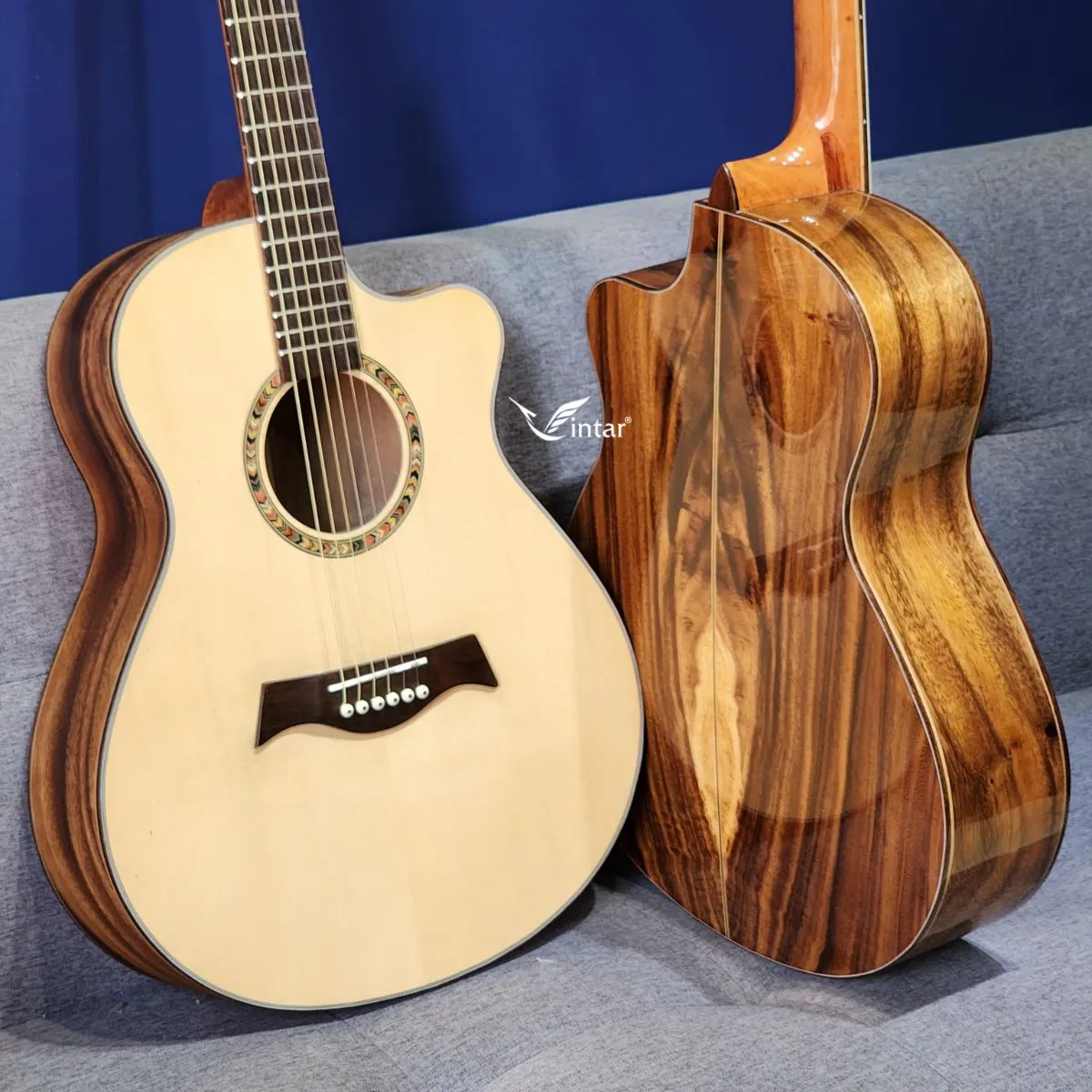 A5 - ĐÀN GUITAR ACOUSTIC GỖ ĐIỆP CAO CẤP MẶT THÔNG