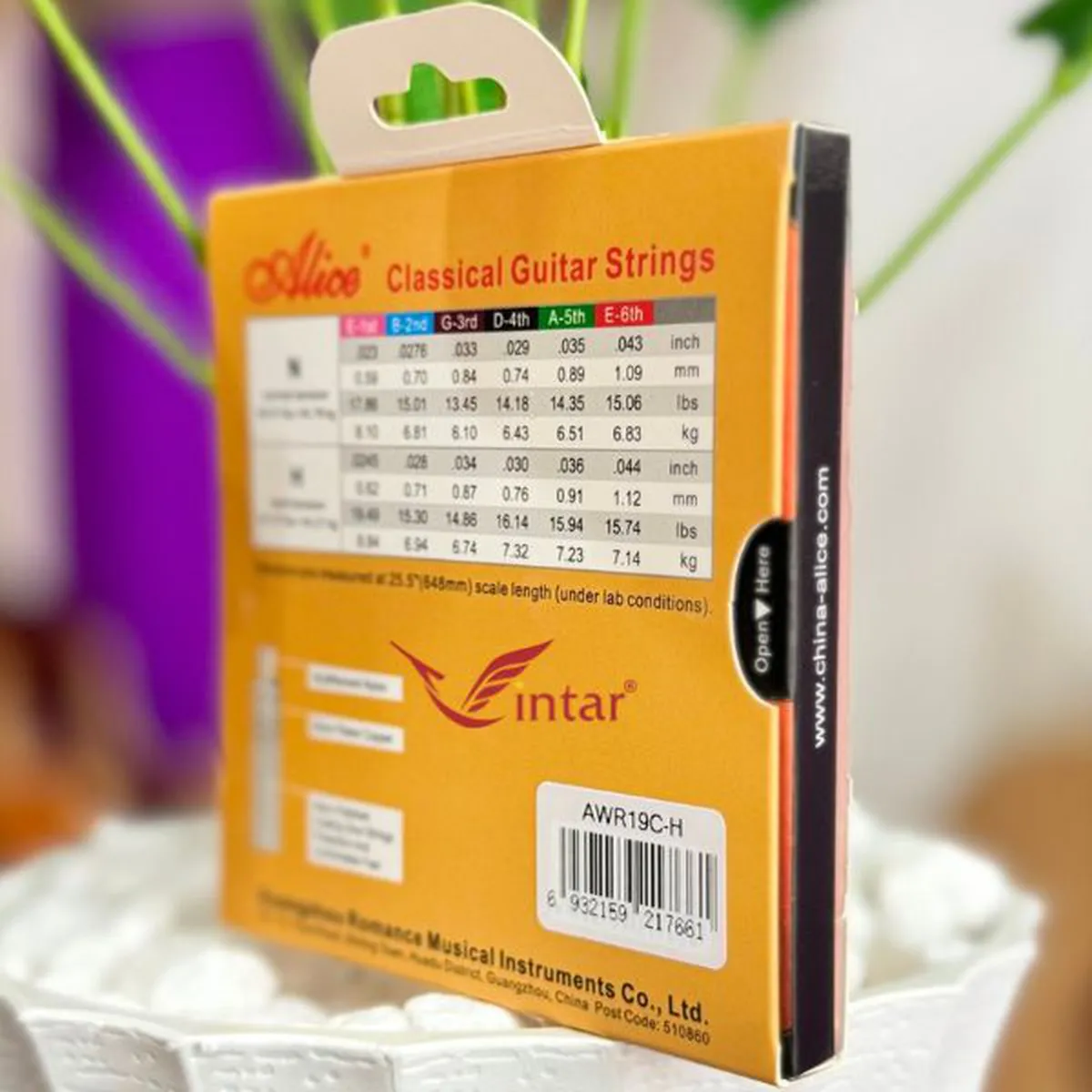 Dây Đàn Guitar Classic Alice AWR19C Chính Hãng
