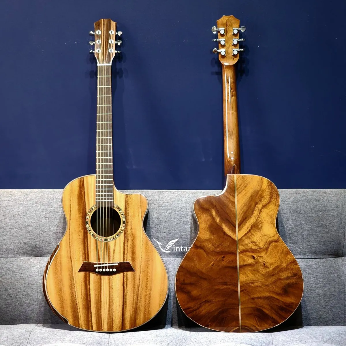 FA5V - ĐÀN GUITAR ACOUSTIC FULL GỖ ĐIỆP CAO CẤP MẶT THÔNG CÓ BAVEL