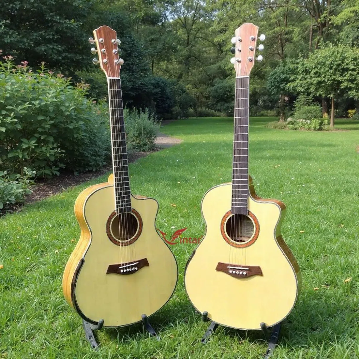 A4VKOA _GUITAR ACOUSTIC GỖ KOA CÓ BAVEL CAO CẤP