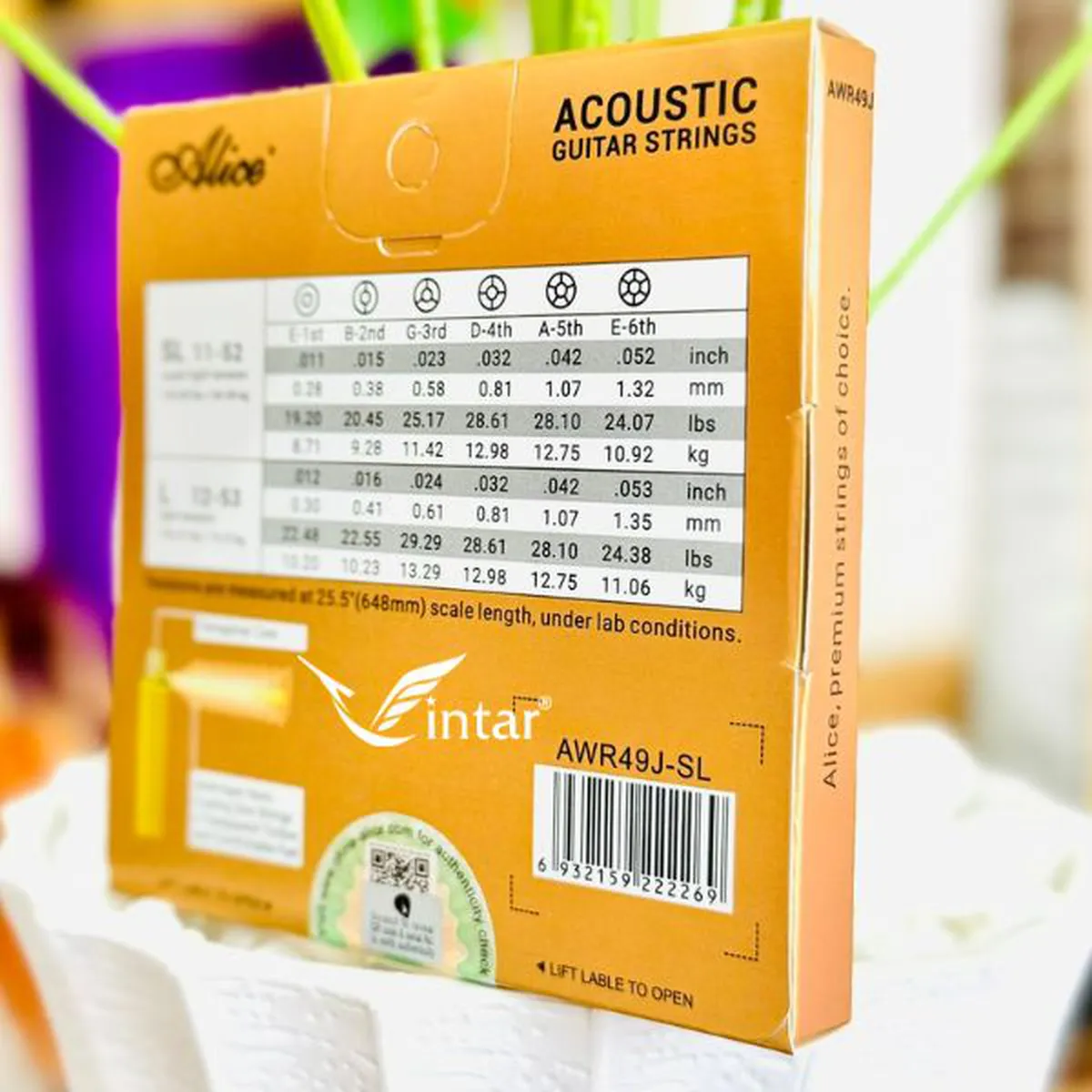 Day Đàn Guitar Acoustic AWR49J