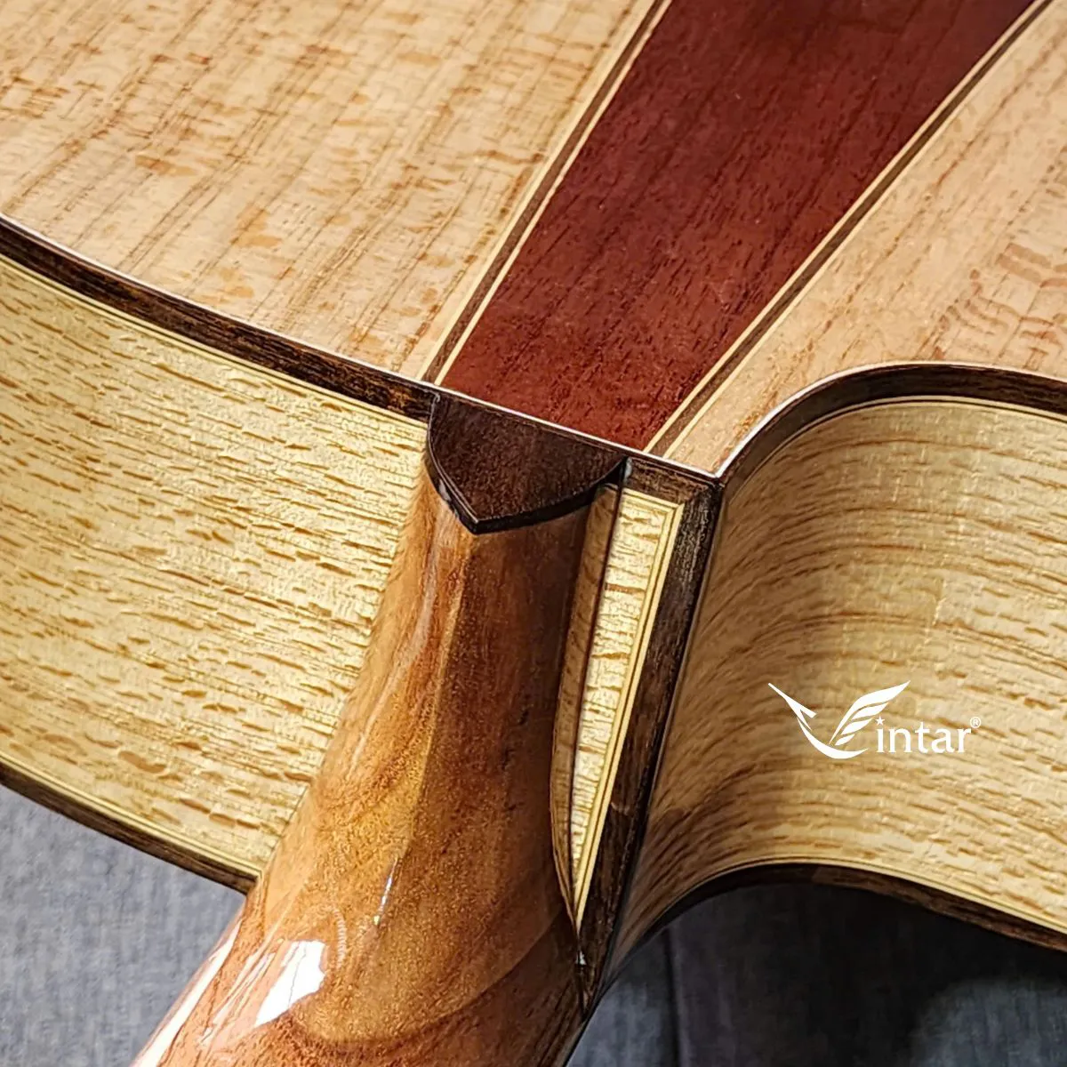 A6 - ĐÀN GUITAR ACOUSTIC GỖ SỒI PHÁP CAO CẤP, dan guitar acoustic go soi phap cao cap