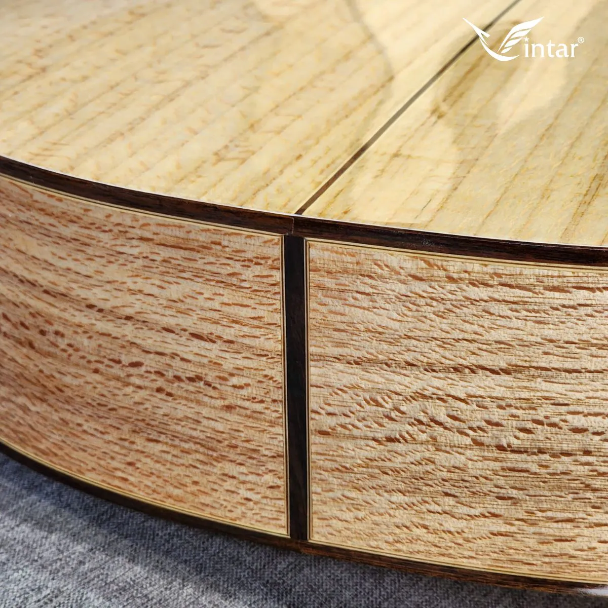 A6 - ĐÀN GUITAR ACOUSTIC GỖ SỒI PHÁP CAO CẤP, dan guitar acoustic go soi phap cao cap