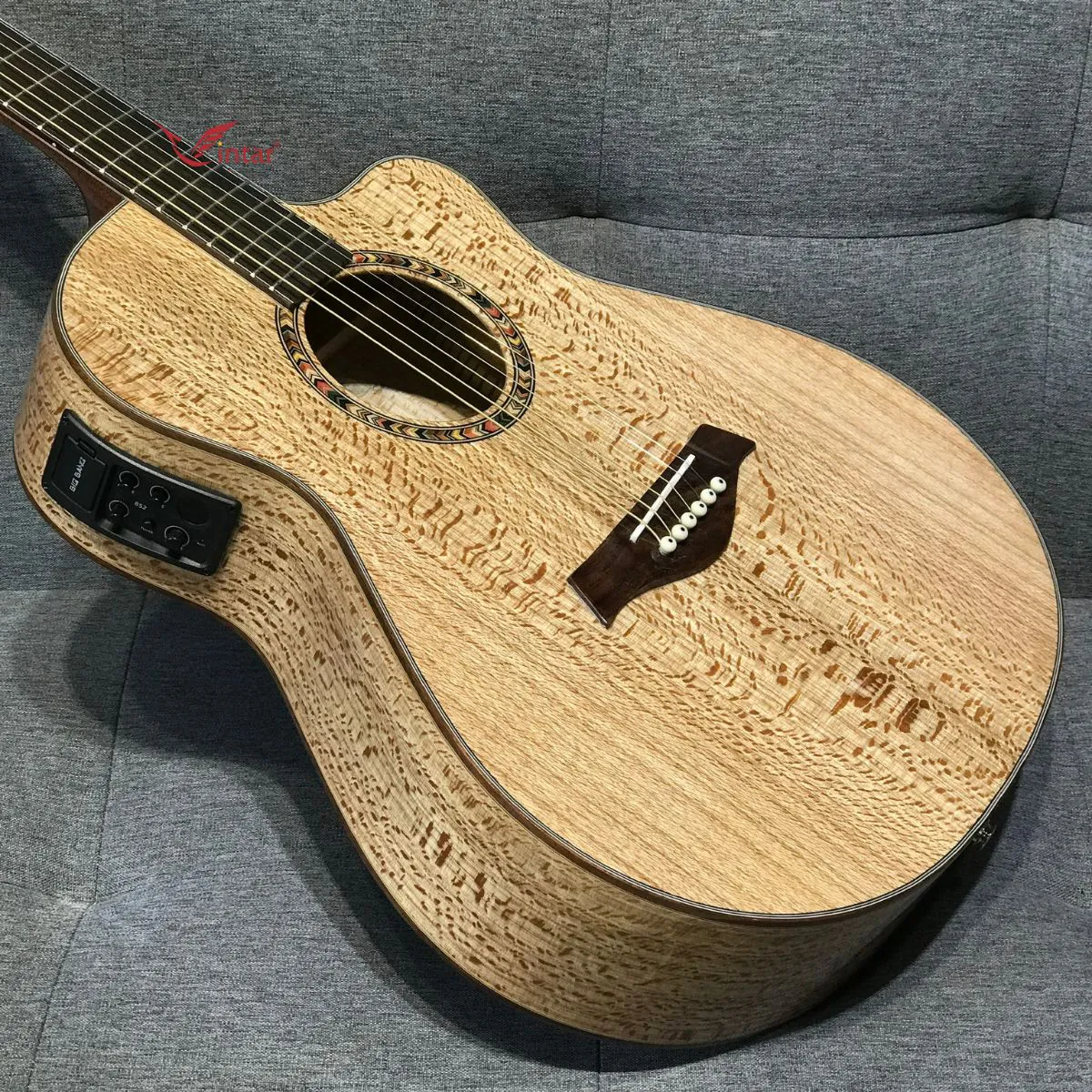 FA6 EQ BIGBANG B52 GUITAR GỖ SỒI PHÁP ACOUSTIC MẶT FULL 