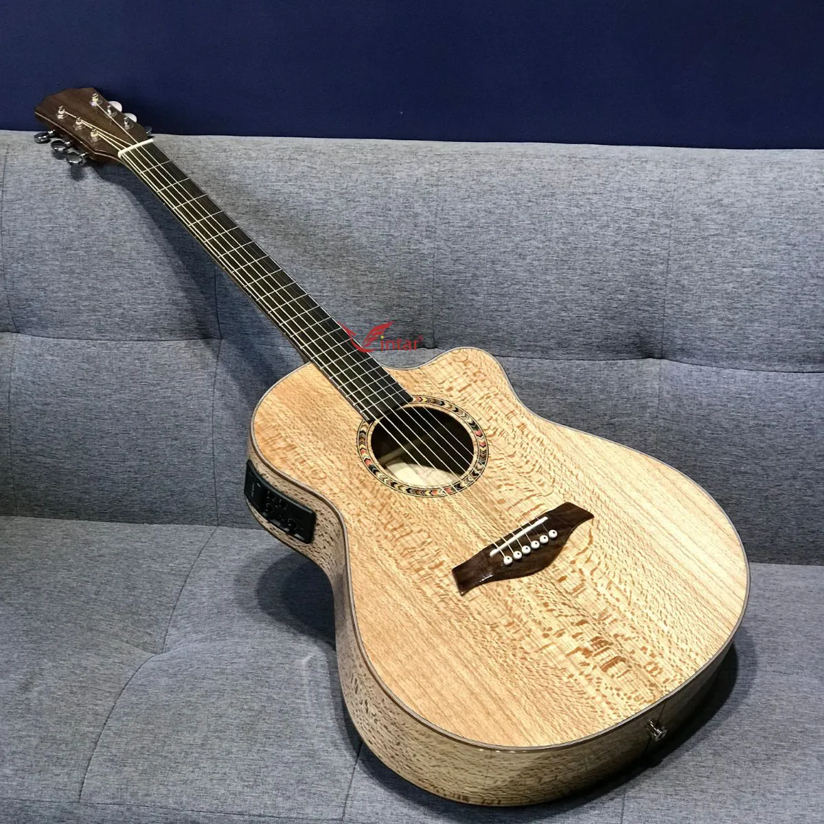 FA6 EQ BIGBANG B52 GUITAR GỖ SỒI PHÁP ACOUSTIC MẶT FULL 