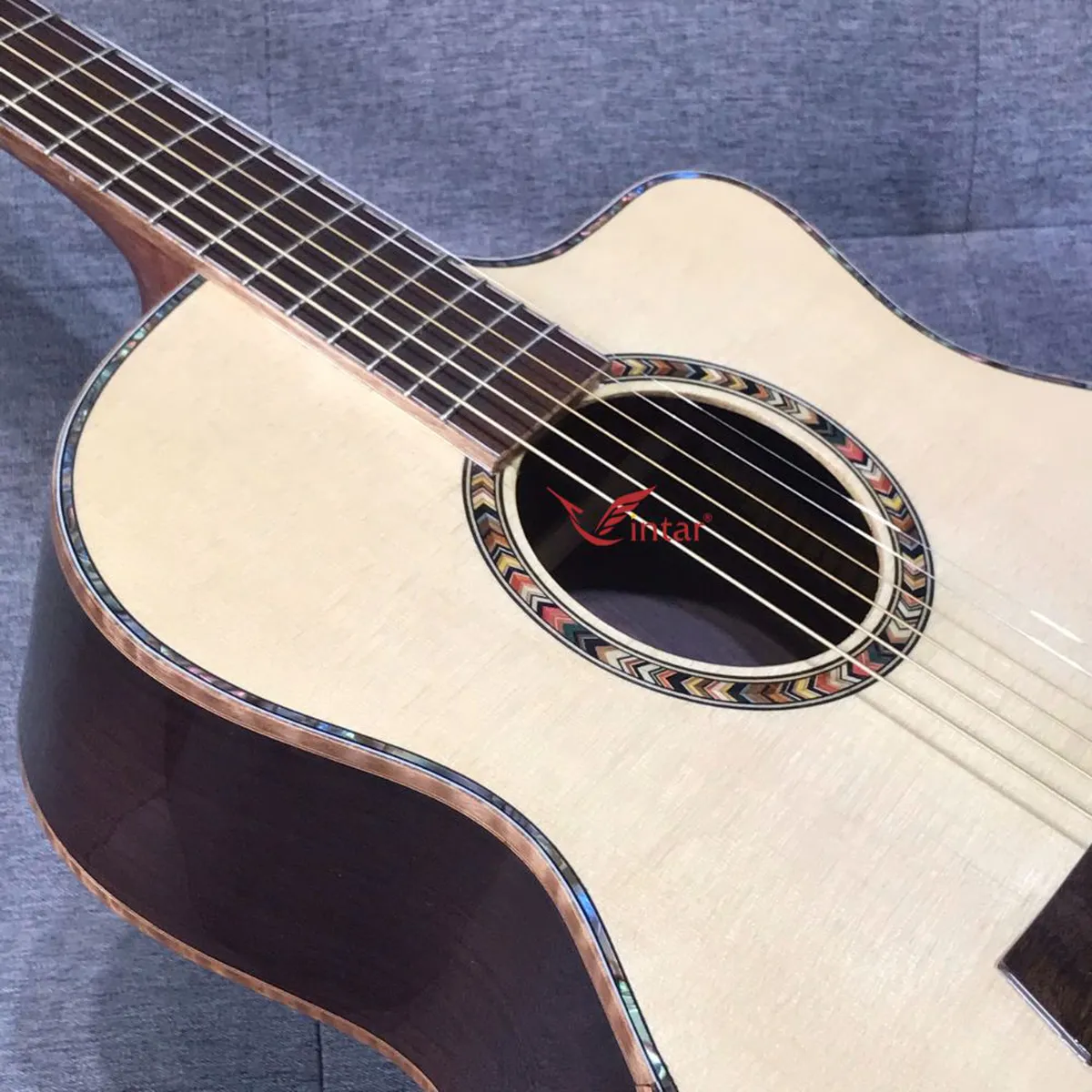 A7V GUITAR GỖ CẨM ẤN ACOUSTIC CAO CẤP CÓ BAVEL