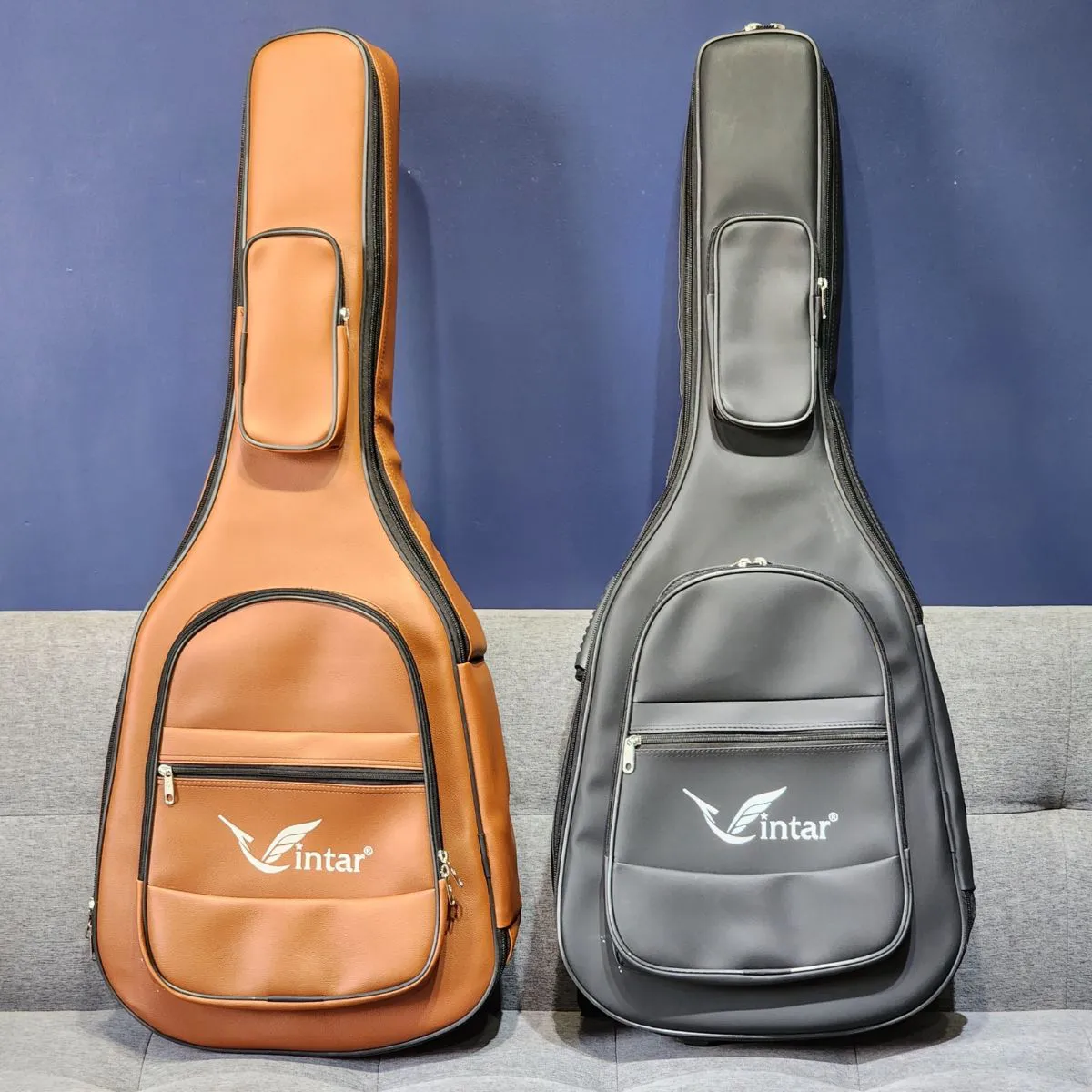 Bao Da Guitar 5 Lớp Chống Xốc 2 Túi