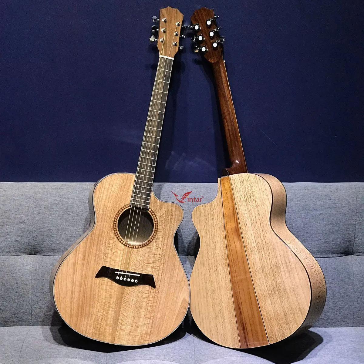 FA6 GUITAR GỖ SỒI PHÁP MẶT FULL ACOUSTIC CAO CẤP 
