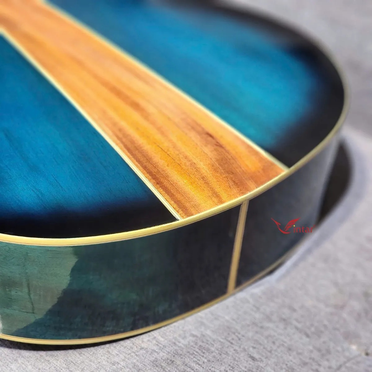 A3KOA XANH ĐEN GỖ KOA VN ACOUSTIC DÁNG KHUYẾT