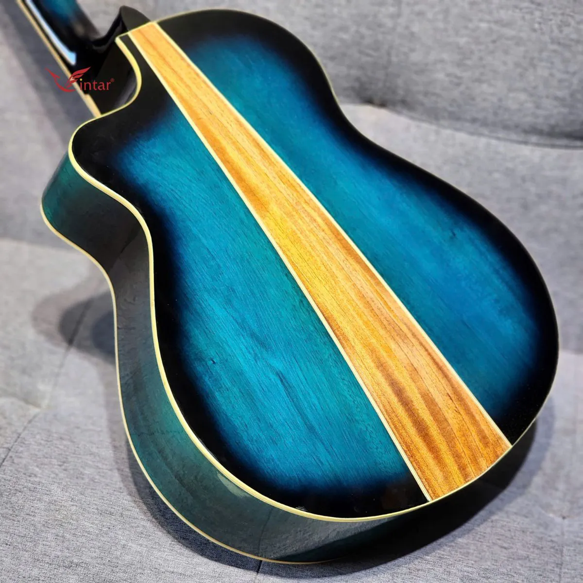 A3KOA XANH ĐEN GỖ KOA VN ACOUSTIC DÁNG KHUYẾT