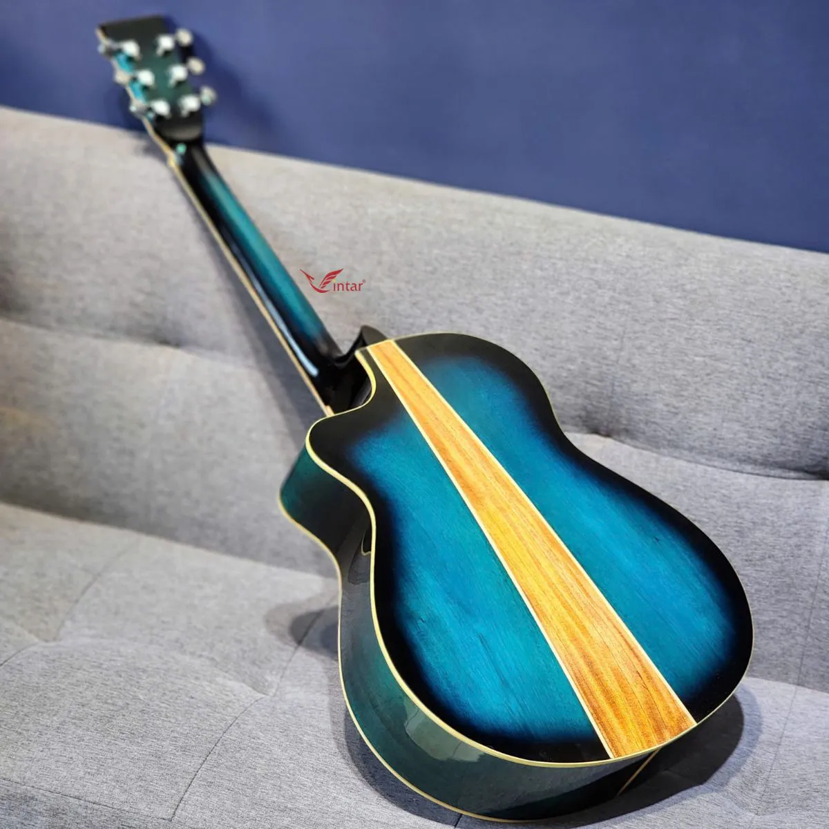 A3KOA XANH ĐEN GỖ KOA VN ACOUSTIC DÁNG KHUYẾT