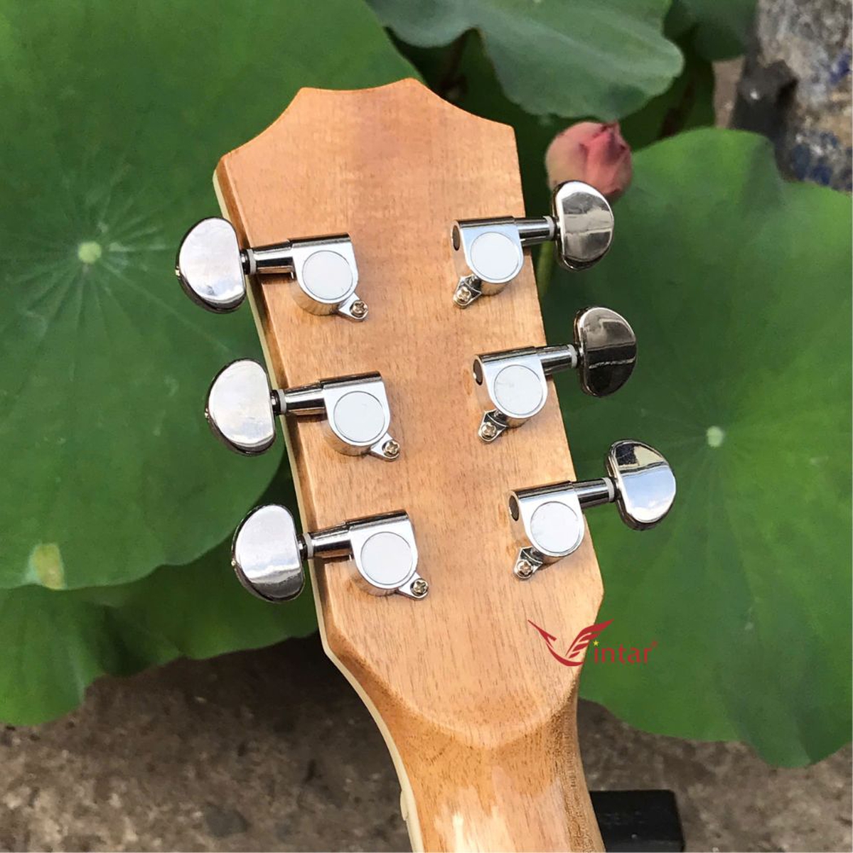 A4 - ĐÀN GUITAR ACOUSTIC GỖ HỒNG ĐÀO TOP THÔNG CAO CẤP 