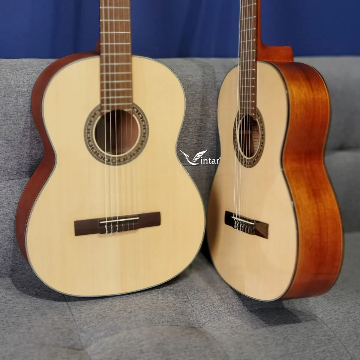 C3T - ĐÀN GUITAR CLASSIC GỖ HỒNG ĐÀO CAO CẤP DÁNG TRÒN CỔ ĐIỂN