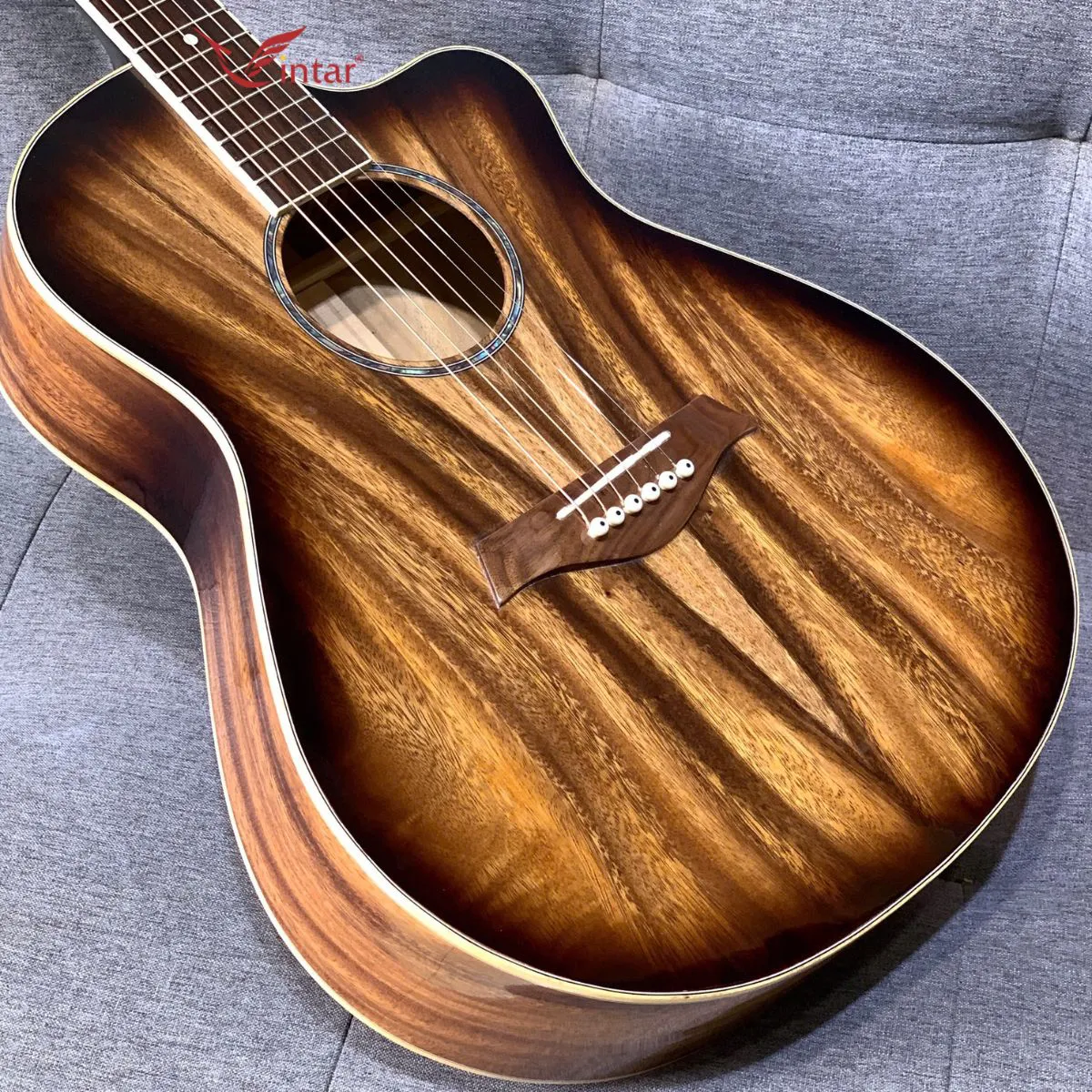 FA3SM GUITAR GỖ ĐIỆP ACOUSTIC SƠN KHÓI CAO CẤP