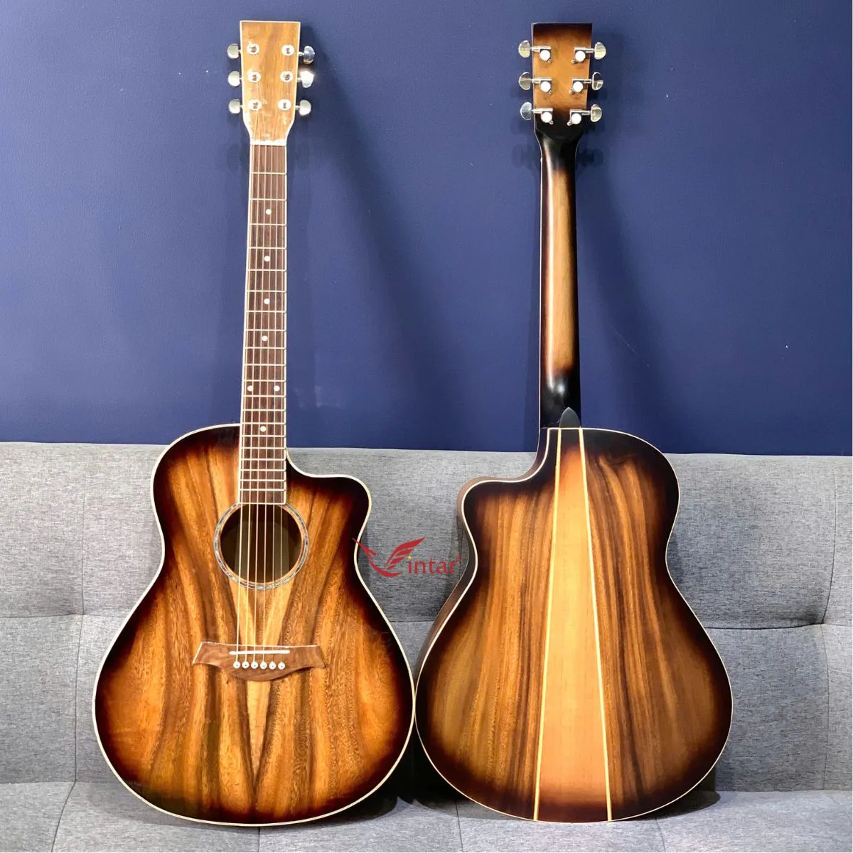 FA3SM GUITAR GỖ ĐIỆP ACOUSTIC SƠN KHÓI CAO CẤP