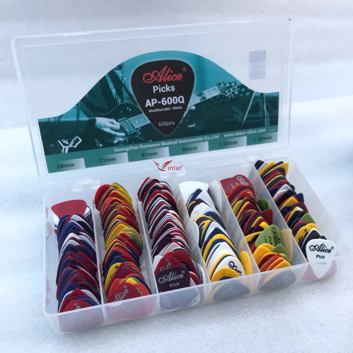 AP-600Q PICK GẢY ALICE 600 CÁI NHIỀU SIZE 