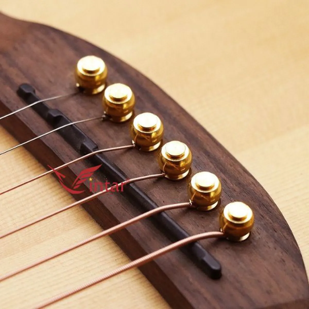 Chốt Ghim Đàn Mạ Vàng (1 Bộ)