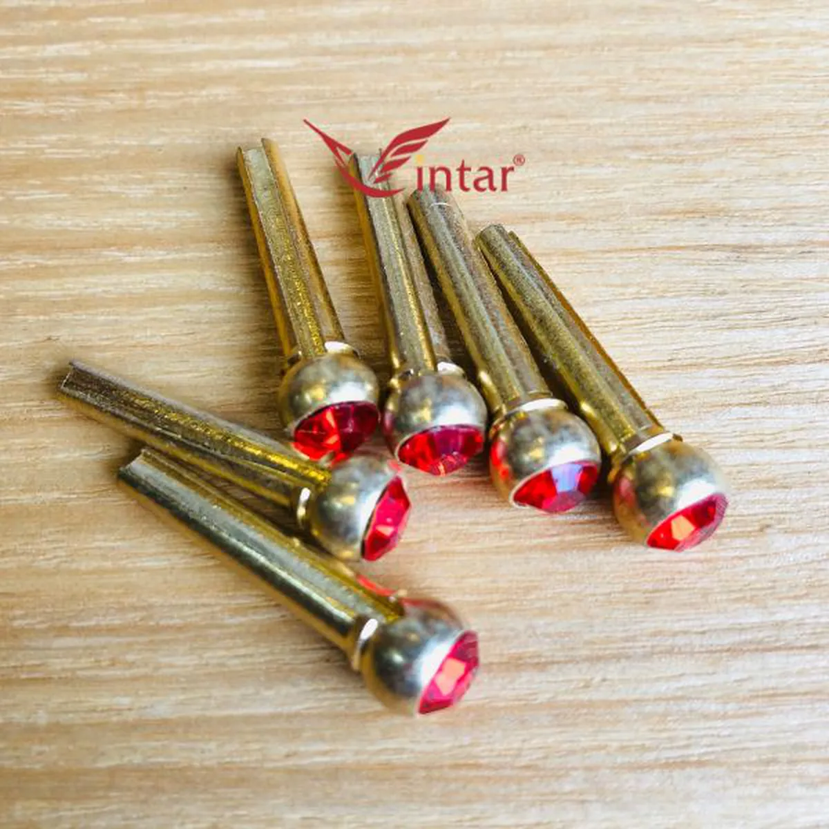 Chốt Ghim Đàn Mạ Vàng (1 Bộ)