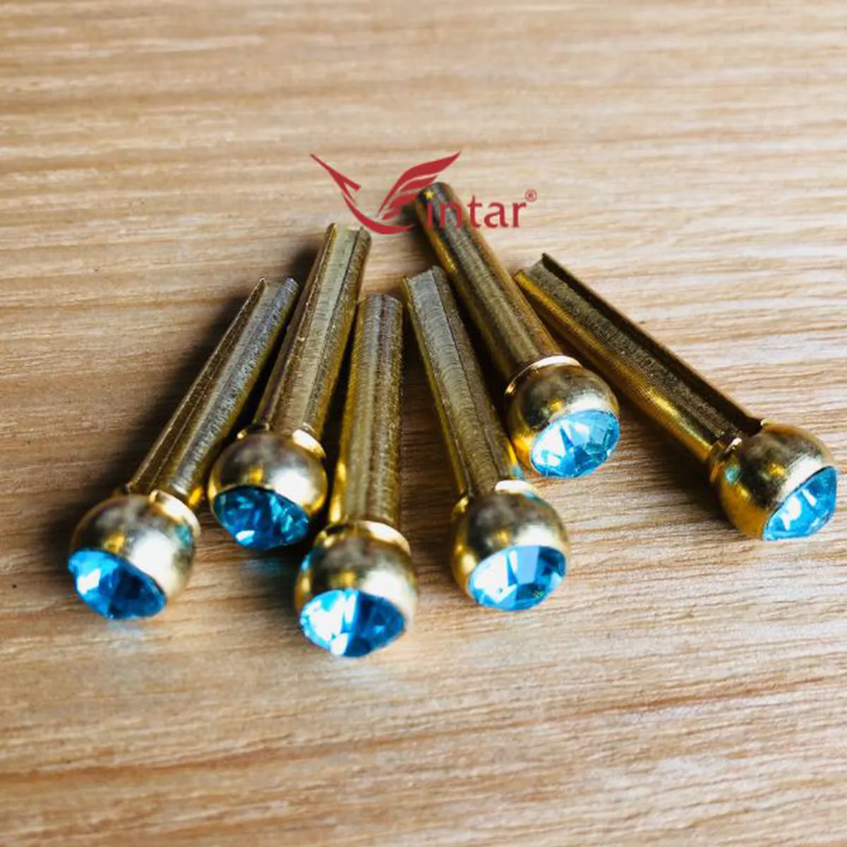 Chốt Ghim Đàn Mạ Vàng (1 Bộ)