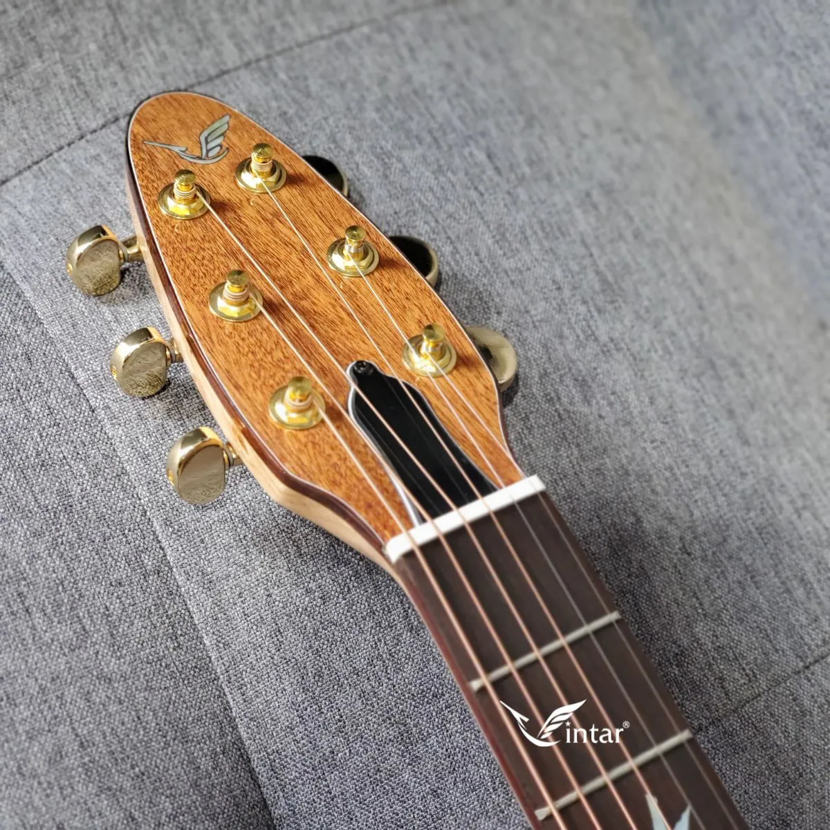 VT08FV - ĐÀN GUITAR ACOUSTIC CUSTOM CAO CẤP FULL GỖ SỒI PHÁP CÓ BAVEL