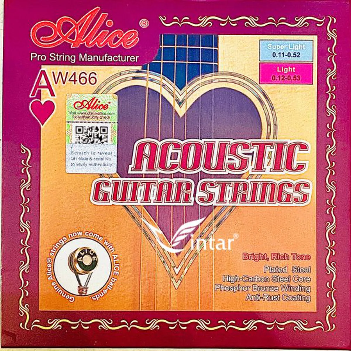 Dây Đàn Guitar Acoustic Alice AW466