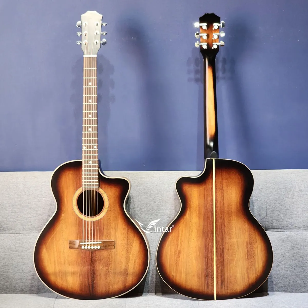 FA3SM - ĐÀN GUITAR ACOUSTIC FULL GỖ ĐIỆP MÀU KHÓI