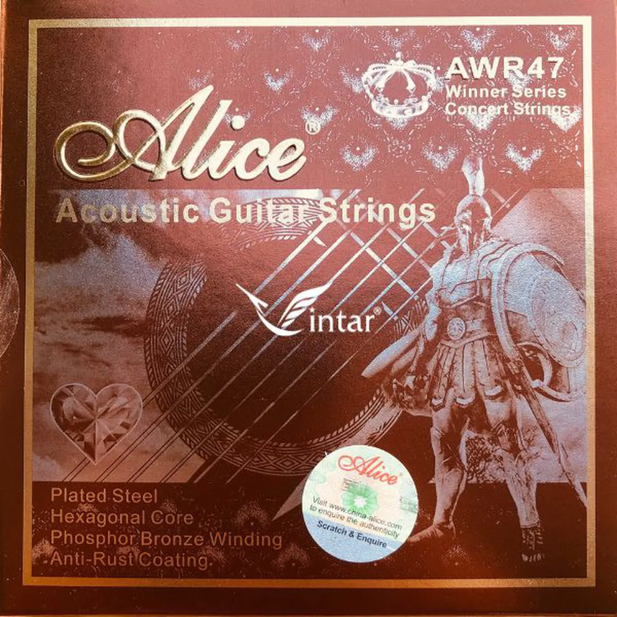 Dây Đàn Guitar Acoustic Alice AWR47