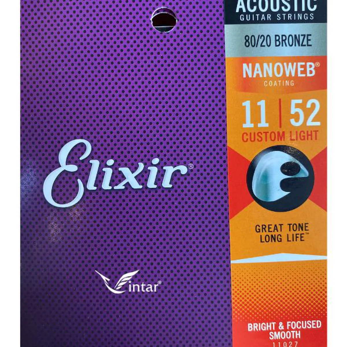Dây Đàn Guitar Acoustic ELIXIR 80/20 Bronze Size 11             