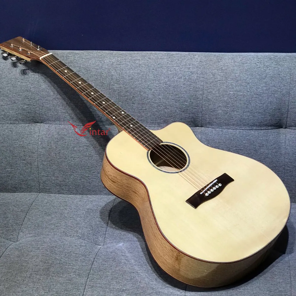 A3S GUITAR ACOUSTIC GỖ SỒI BỌC TÚT TRUNG KỸ