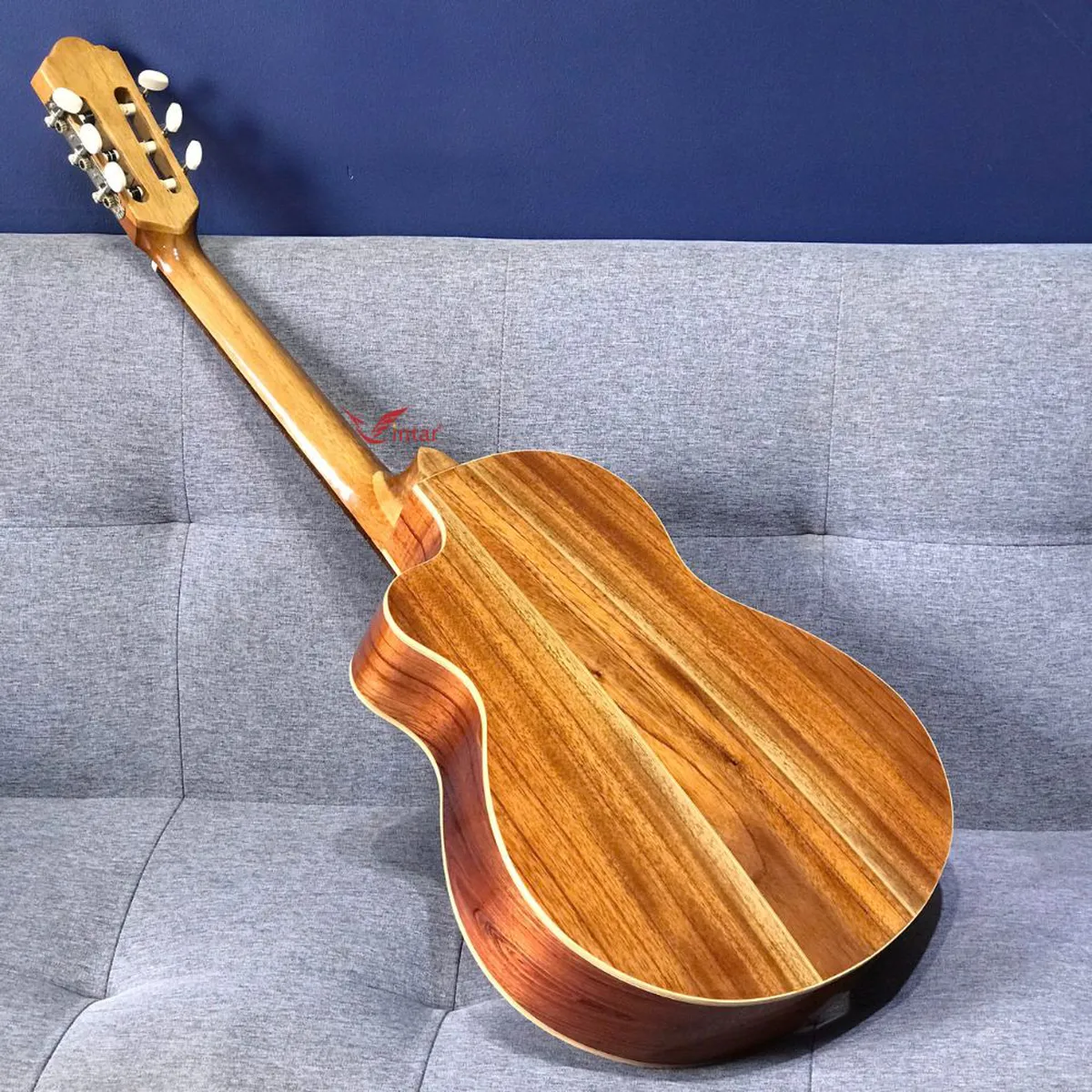 C2MIN GUITAR CLASSIC MINI 3/4 GỖ HỒNG ĐÀO DÁNG KHUYẾT