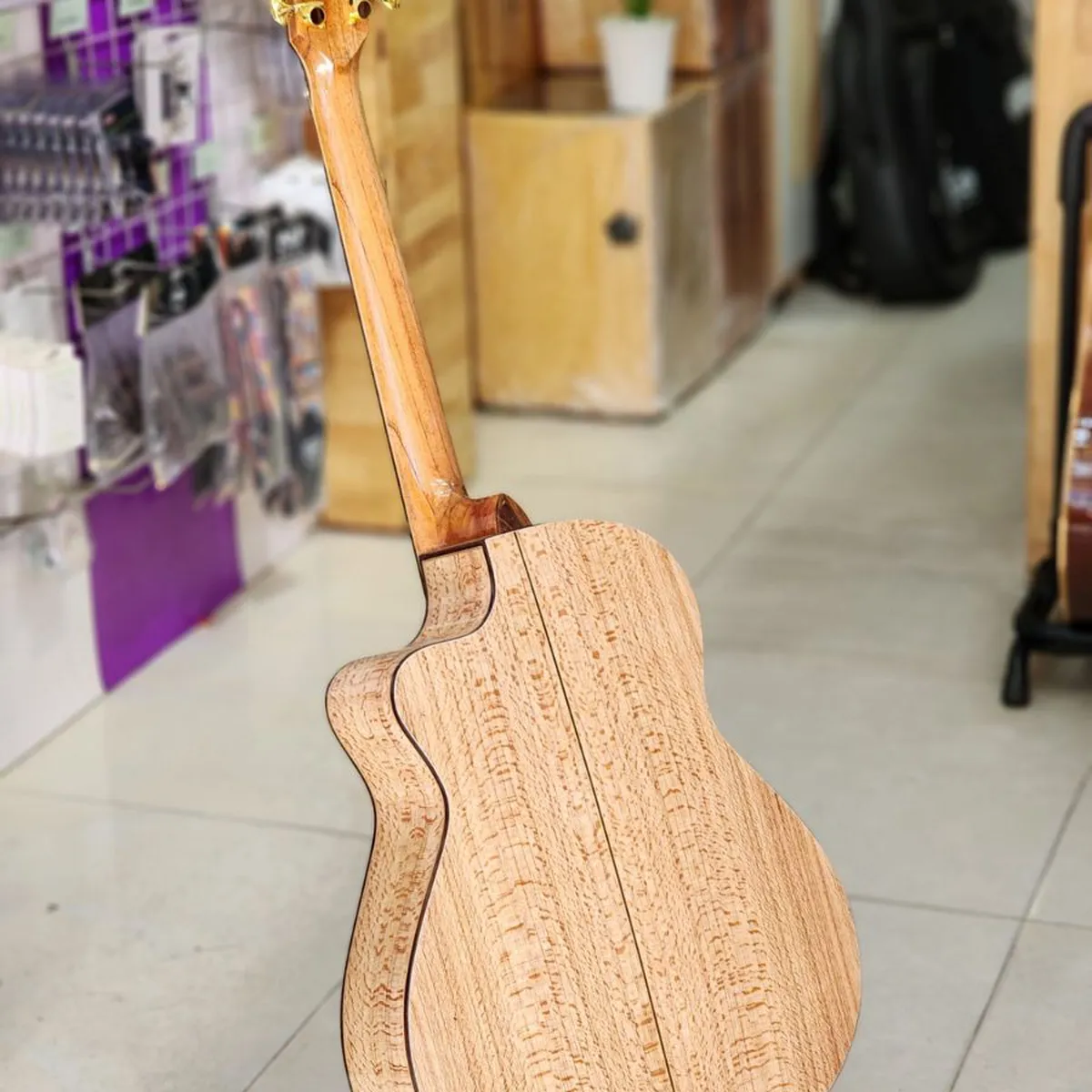 FA6V - ĐÀN GUITAR ACOUSTIC FULL GỖ SỒI PHÁP CAO CẤP CÓ BAVEL 