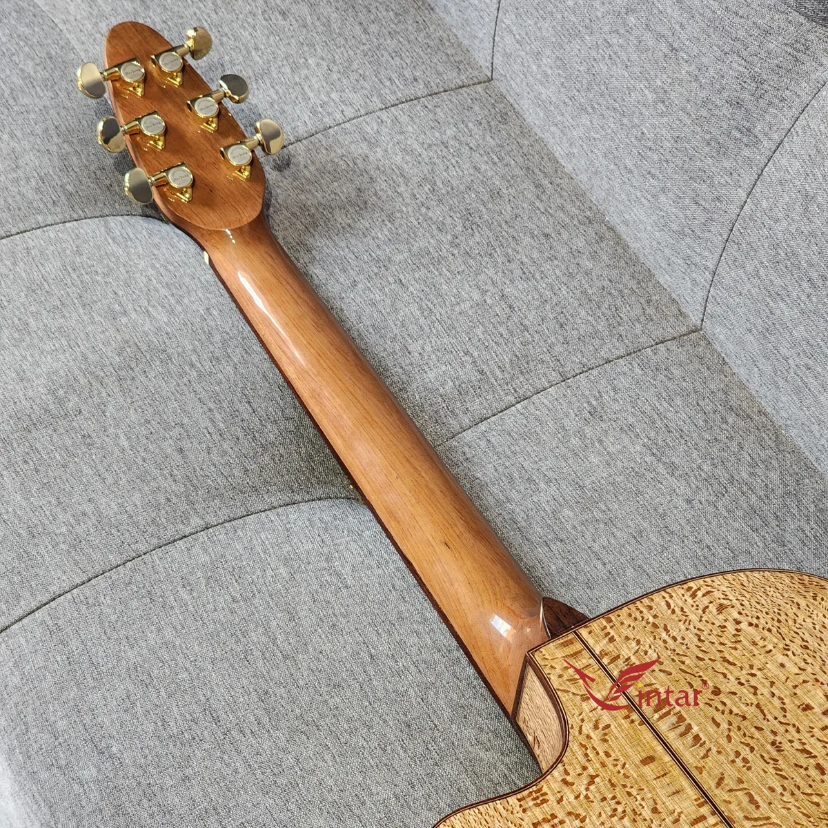 VT08V - ĐÀN GUITAR ACOUSTIC CUSTOM CAO CẤP GỖ SỒI PHÁP CÓ BAVEL